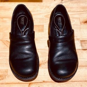 Born Leather Clogs
